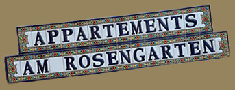 Appartements AM ROSENGARTEN